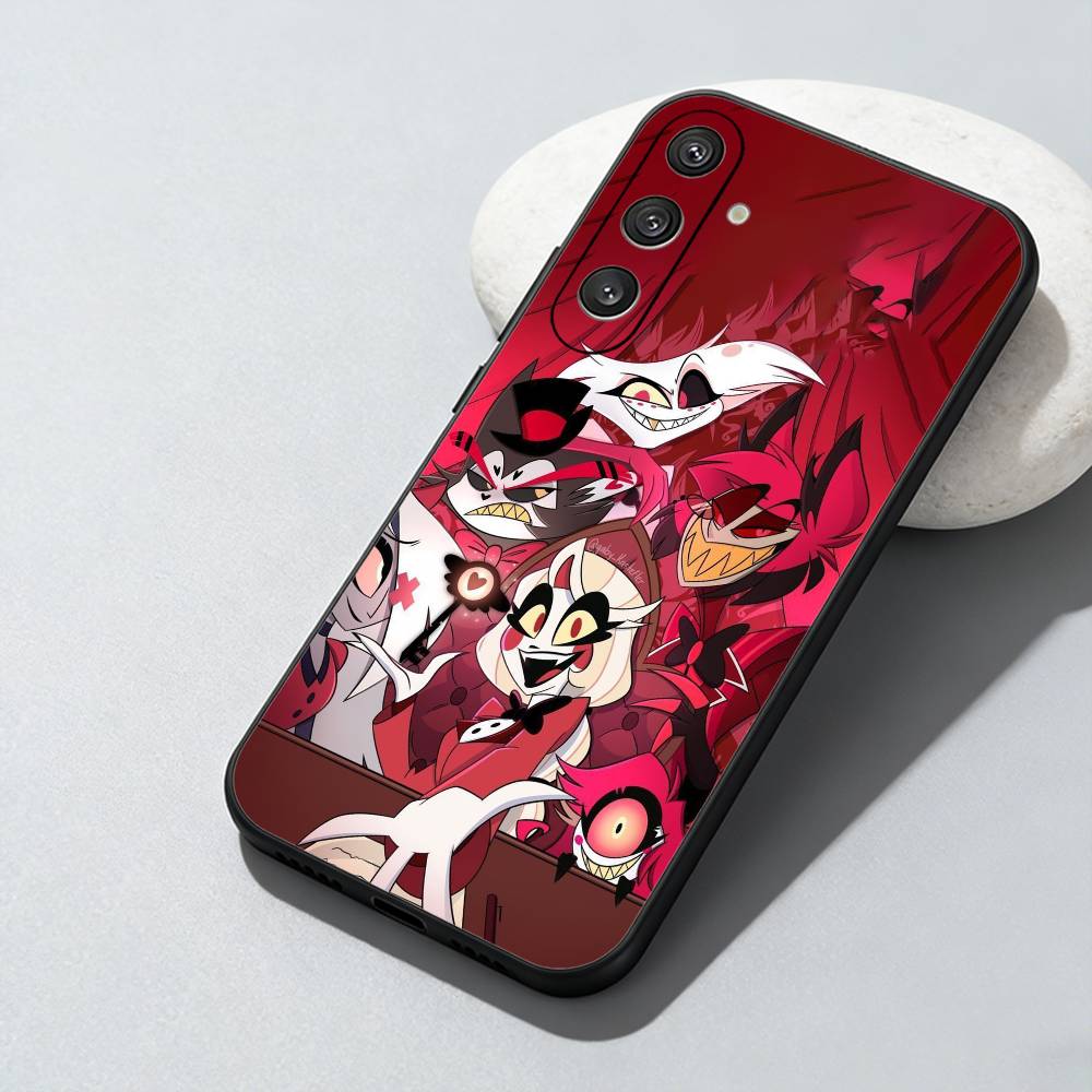 H-Hazbin H-Hotel Чехол для телефона Samsung Galaxy A73,A72,A71,A70,A52,A51 Другие Мягкий Черный Чехол
