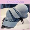 Хлопковая джинсовая бейсболка с мятой кромкой и изогнутым козырьком для защиты от летнего солнца