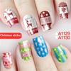 Snowmen Decals Beauty Nail Art Stickers Christmas Decoration Stickers Water Transfer
