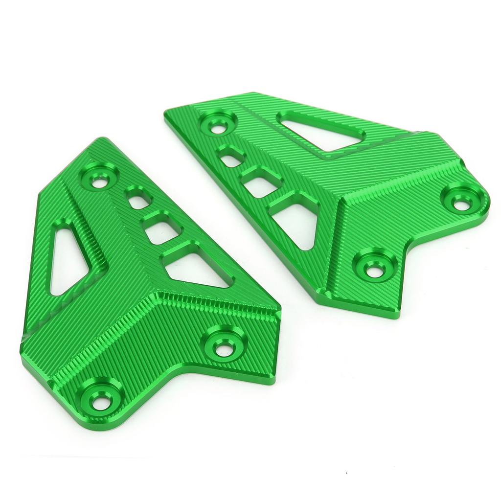 CNC Aluminum Heel Guards Rearset Plates Black Fit for Kawasaki Z900 2017-2021