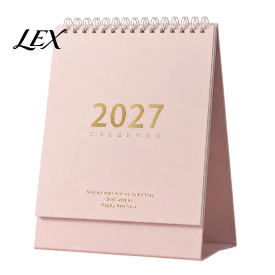 Hardcover Table Calendar Desk 2026-2027, Oct 2026-Dec 2027 14-Month Calendar, Large Academic Planner for Students Desktop Planning, Organizing