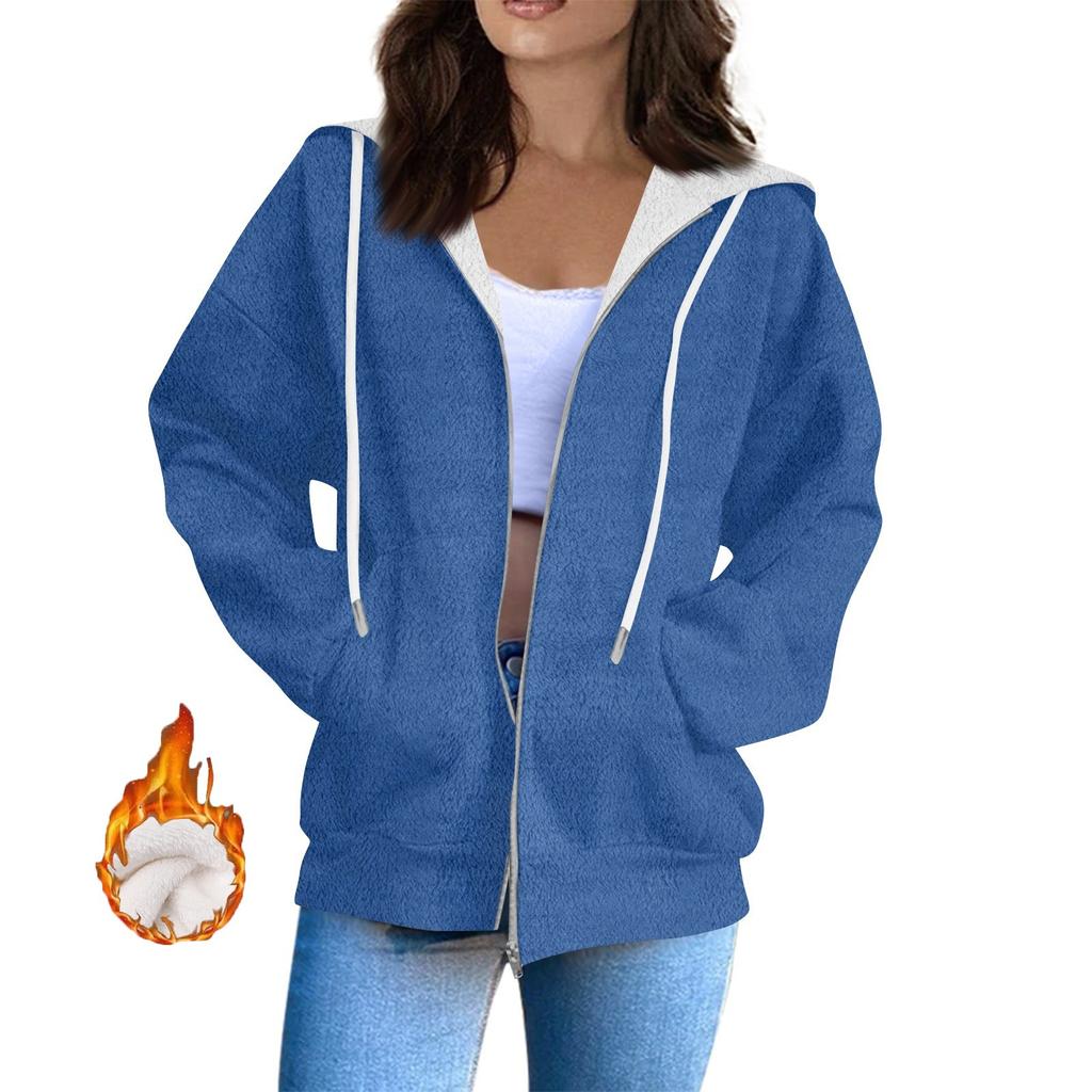 Women's Sweatshirt Sports Flannel Sweatshirt Long Sleeve Top Casual Hoodies Sweatshirt