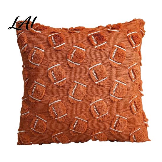 Soft Plush Cushion Cases Throw Pillow Cover Heart Embroidery Case with 3D Bowknot Jacquard Decorative Pillows for Anniversary Fluffy Couch