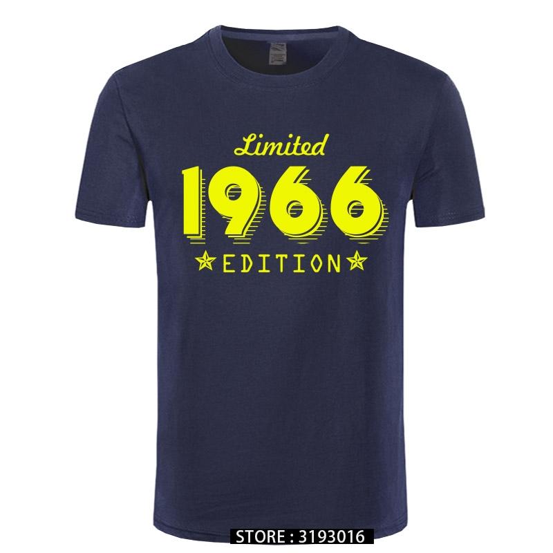 1966 Limited Edition Gold Design Mens Black TSHIRT Cool Casual pride t shirt men Unisex New Fashion tshirt Loose Size