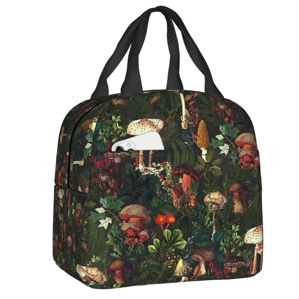 Грибной лес изолированный ланч-бокс для женщин герметичный термохолодильник Bento Box Office Picnic Travel