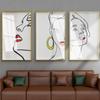 Abstract Female Line Mural Fashion Lips Art Poster Modern Minimalism Living Room Corridor Bedroom Home Decoration No Frame