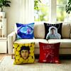 MMilo J La Vida Era Mas Corta  Pillow Case Square DoubleSided Sofa Cushion Cover Bedroom Bedside Pillow