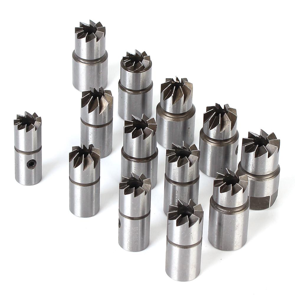 Auto Repair Tools Carbon Remover Diesel Injector Seat Cutter Set 6/8/11/17 Pcs/set Car Accessories Cleaner Tool