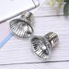 Acrylic UVA UVB Bulb Silver Reptile Heat Bulb Durable Heat Lamp Bulb  Terrarium Enclosure