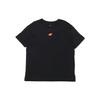Nike Casual Sports Round Neck Flames Red Lips Short Sleeve T-Shirt Women Tops Black DB9819-010
