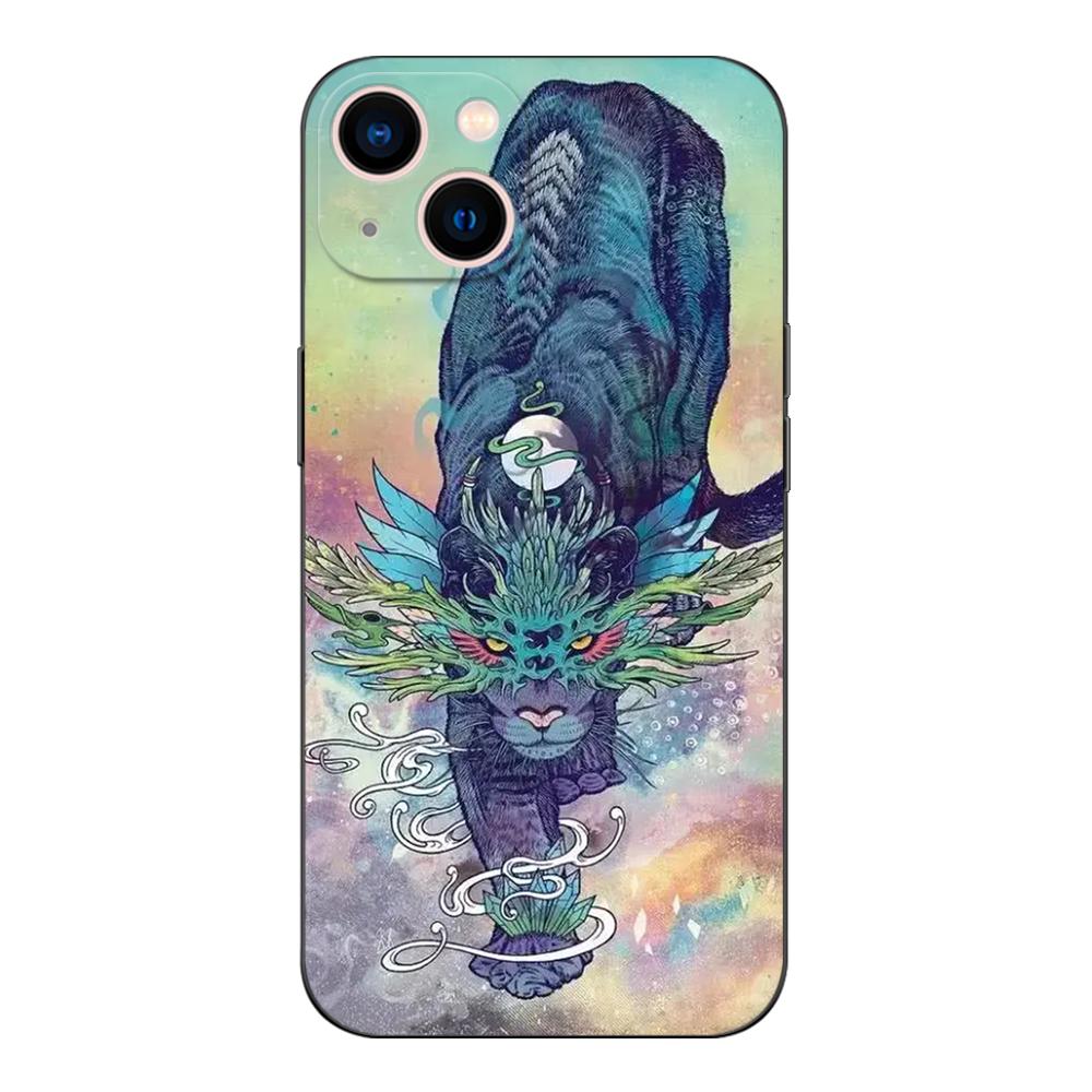 Черный чехол из ТПУ для ZTE Blade A3 A5 A7 2019 2020 A31 A51 A71 A7S V2020 L210 L8 smart vita 2022 v30 Shanhaijing Illustration