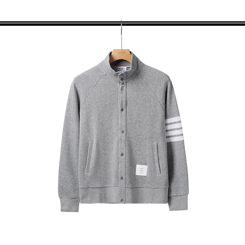 TB BROWIN2025 Осень/Зима Корейская Повседневная Куртка с Рукавами Реглан и Четырьмя Полосками