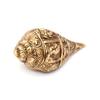 Ganesha Carving Brass Shankh Showpiece, Attractive Brass Conch for Temple/Home, Shankh for Pooja, Mandir Decorations Items, Standard, Pack of 1