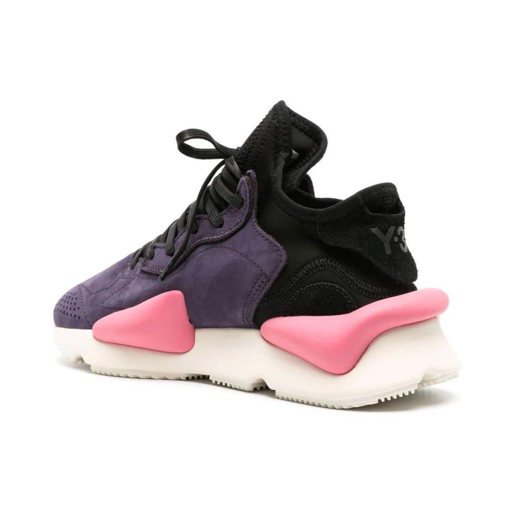 Adidas Y-3 Kaiwa Noble Purple Unisex Sneakers Black Off-White IG0811