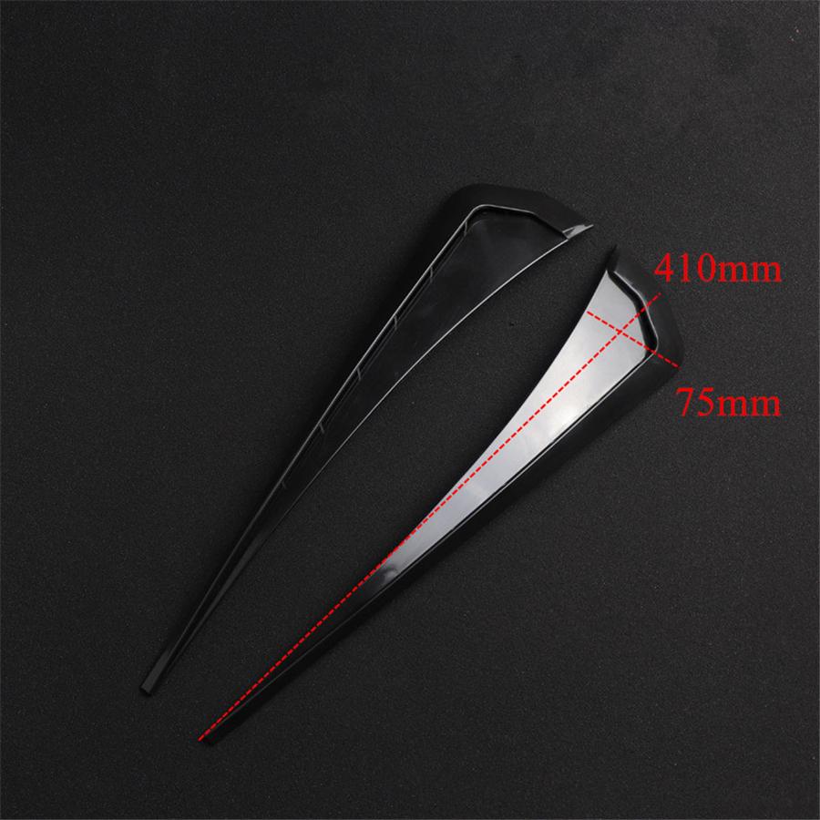 Новые для 2016-2020 Honda Civic 10-го поколения Вентиляционные отверстия передних крыльев Глянцевый черный стиль Type-R