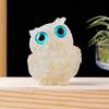 Natural Crystal Gravel Dripping Owl Ornaments Resin Crafts Home Decoration Gifts,owl Decoration