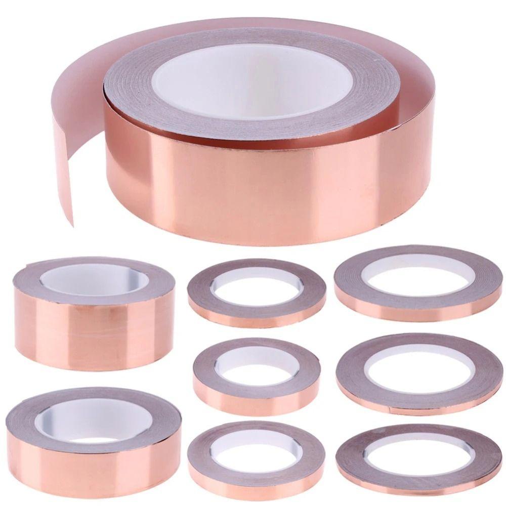 High Temperature Resistance Conductive Copper Tape Thickness 0.05mm Copper Foil Tape PDPs