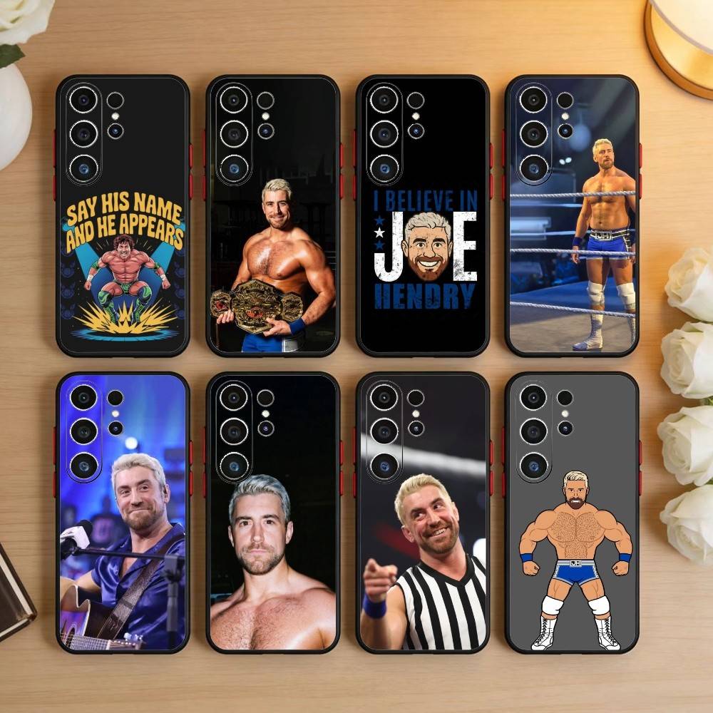 Чехол для телефона Joe Hendry для Samsung S26, S25, S24, S23, S22, S30, S21, Ultra, Plus, FE 5G Черный Мягкий чехол