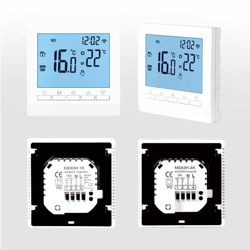 Programmable Temperature Controller Room Thermostat Digital LCD Display Touch Screen Controller Floor Heating Gas Boiler