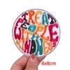 Cartoon Embroidery Patch Space Flower Animal Patch Iron On Patches For Clothing Thermoadhesive Patches On Clothes Jacket Sew DIY