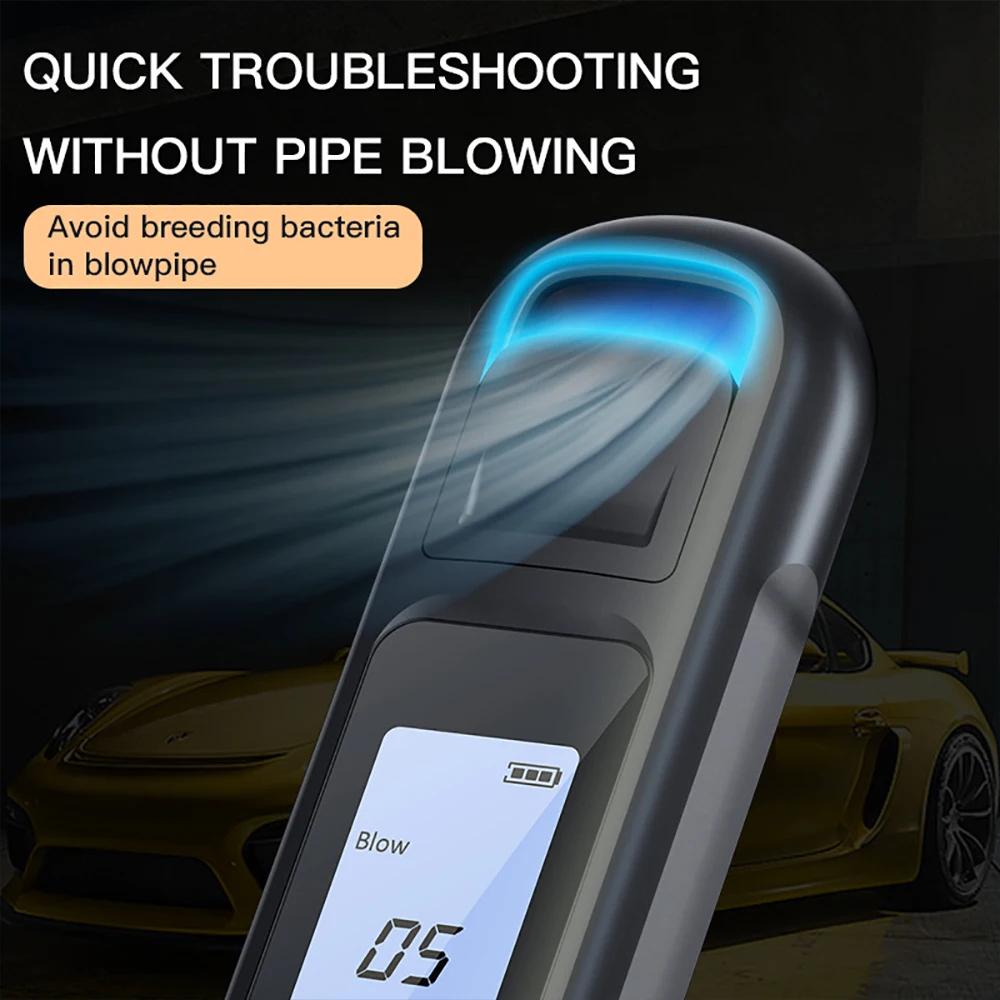 2024 Non-Contact Alcohol Tester with Digital Display Screen USB Rechargeable Breathalyzer Analyzer High Accuracy Breathalyzer