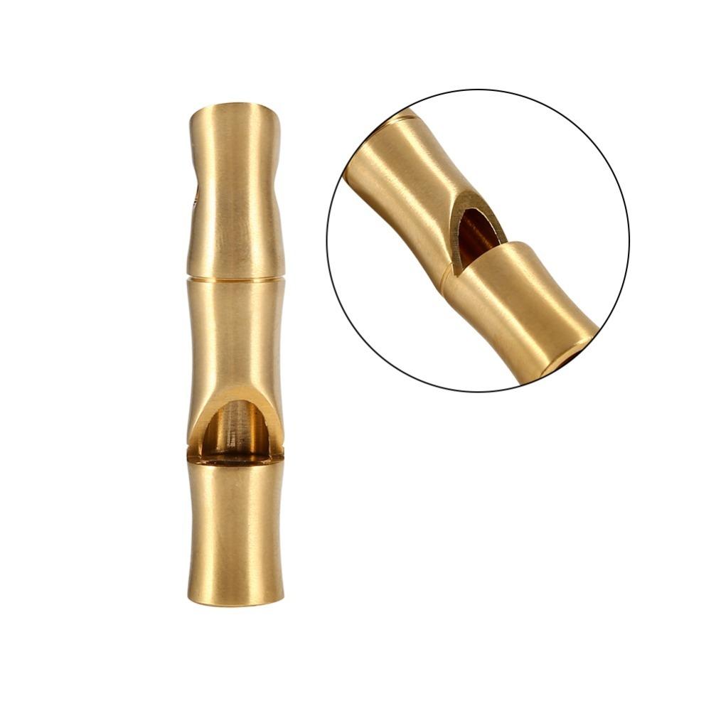 Lightweight Safety Whistles Brass Signal Whistle Durable Survival Whistle Camping Hiking