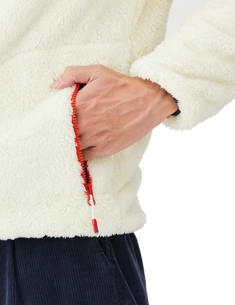 Верхняя одежда Elmo Fleece Full Zip Parka S [Chums] Мужская слоновая кость/темно-синий