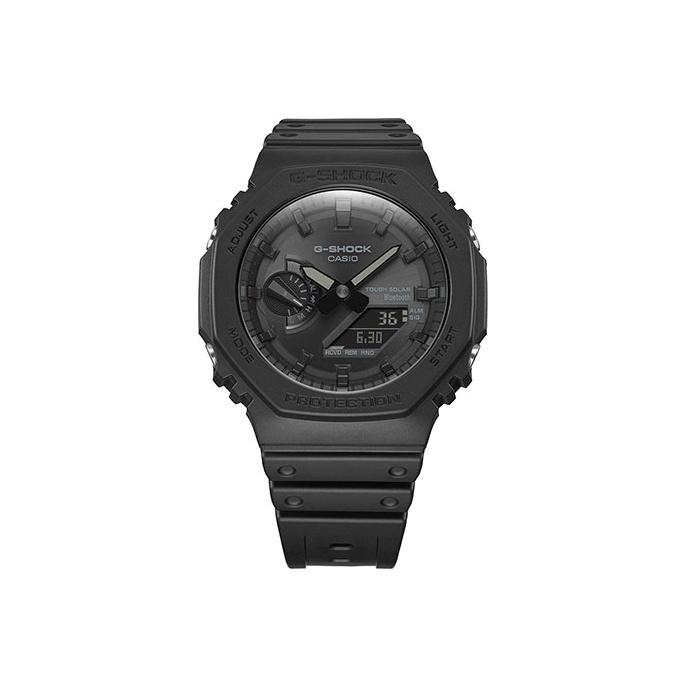 Casio Мужские часы с двойным дисплеем (жидкокристаллический/аналоговый) Серия Черные часы GA-B2100-1A1PR GA-B2100-1A1PR