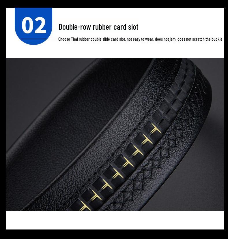 Мужской ремень из натуральной кожи с леопардовой пряжкой - Повседневный универсальный модный тренд