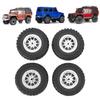 RC Car Tires Rubber Sturdy Remote Control Pickup Truck Wheel Tires Replacement for MN82