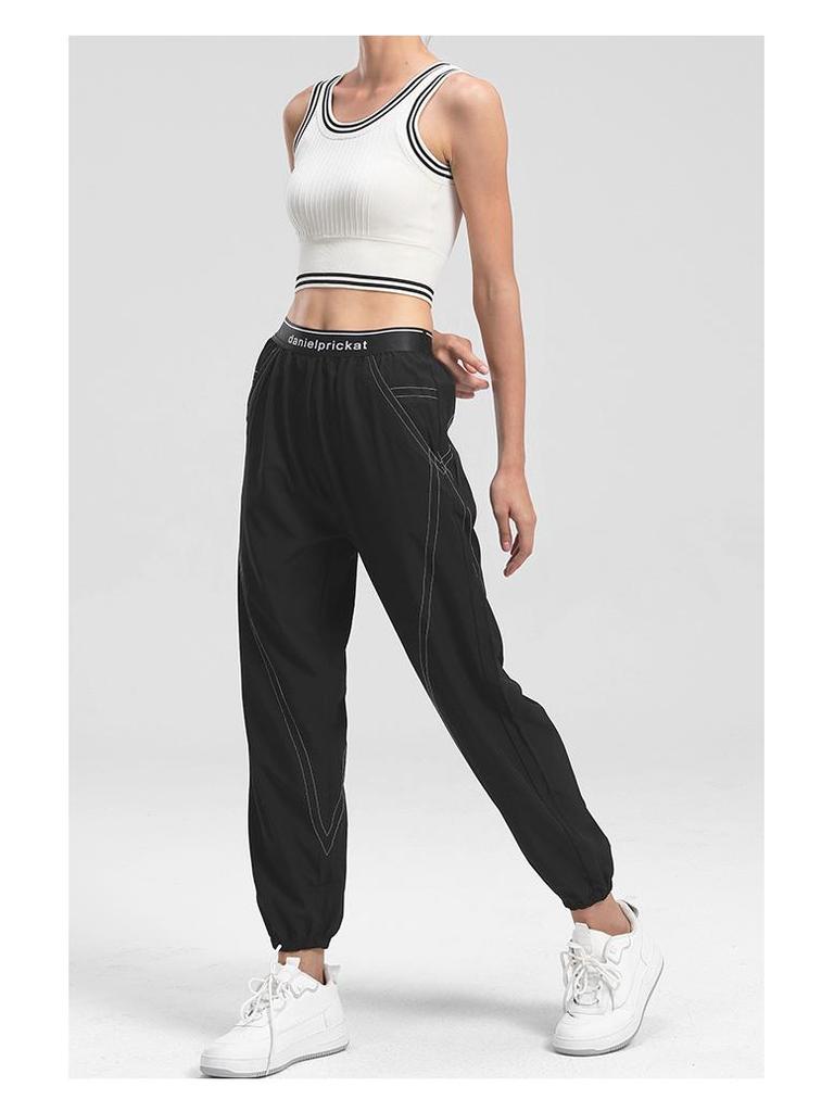 2025 Легкие Быстросохнущие Брюки для Йоги - Дышащие, Модные, Спортивная одежда с эластичной талией