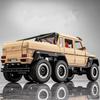 1/20 Benz AMG 6x6, модель внедорожника с большими колесами, внедорожник, металлическая литая под давлением коллекция автомобилей, звуковая и световая миниатюрная игрушечная машинка для детей
