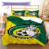 Fortuna Sittard Pattern Bedding Set Quilt Cover Pillowcase Home Decor Gift (1 * duvet cover + 2 * pillowcase, without core)