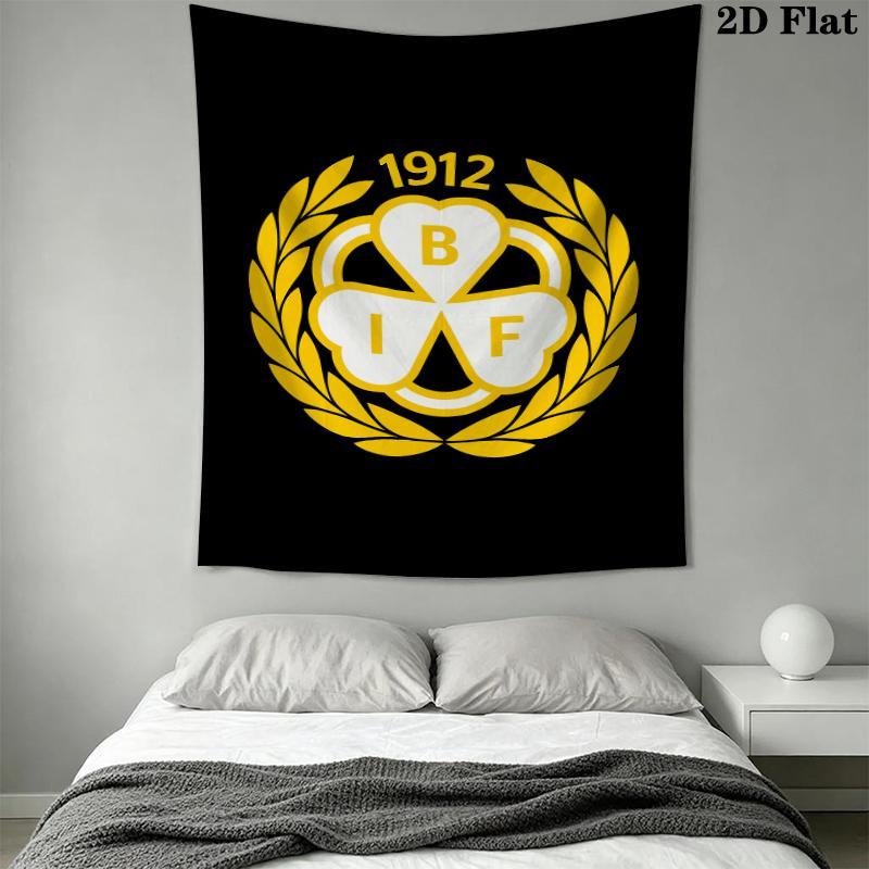 Brondby IF Wall Tapestry Aesthetic Wall Hanging Printed Fabric Blanket Decorative Tapestries for Bedroom Living Room Home Decor