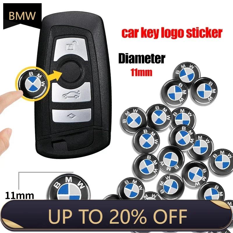 11/14mm Car Remote Key Stickers Badge Emblem Car Accessories For BMW Performance X3 X1 X2 X4 X5 X6 E30 E34 E53 E61 E62 E93 G20