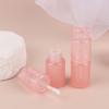 1 шт. 3,5 мл пустой тюбик для блеска для губ, пластиковые многоразовые флаконы, контейнер для жидкой помады, розовая крышка в форме персикового сердца, флакон для блеска для губ
