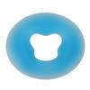 Silicone Spa Face Pillow Soft Round Massage Face Relaxing Cushion Pad for Beauty Salon Blue