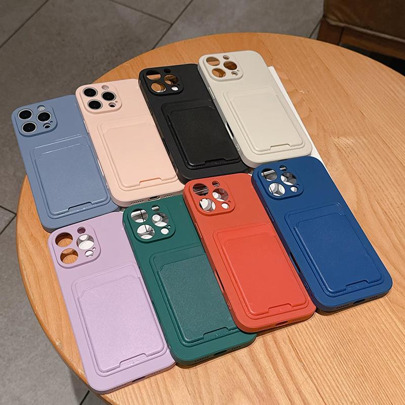 Силиконовый Чехол-Кошелек с Держателем для Карт для XiaoMi Redmi 12C A A3 Note 14 13 12 Pro Plus 11 10 9 8