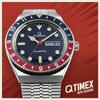 TIMEX Men's Q Watch, Blue and Red, TW2T80700 [Parallel Import]