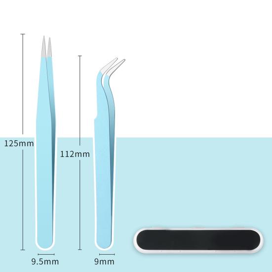 1 комплект, пинцеты-наклейки, прочные, экономичные, высокоэластичные, с плотным зажимом, пинцеты для маникюра, скрапбукинга, дизайна ногтей, магазин маникюра