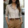 Women S Long Sleeve Casual Striped Shirt Top