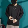 2026 Весна и Осень Новый Тяжелый Мужской Свитер Свободный Тренд Мода Круглый Вырез Универсальный Повседневный Футболка с Длинным Рукавом Мужчины
