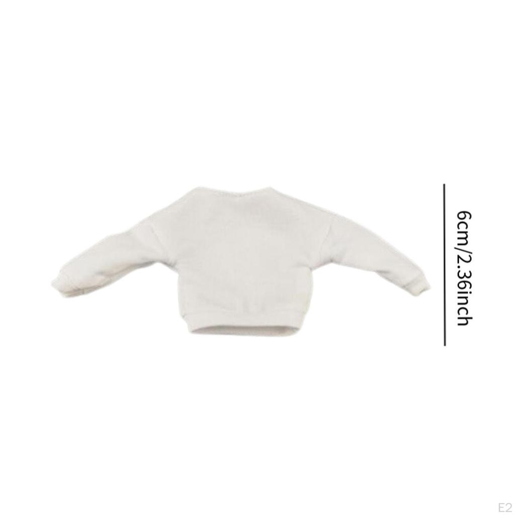1/12 Action Figure Sweater Costumes Dress Up Doll Clothing for 6 Inch