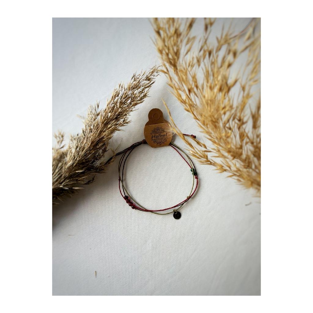 Настоящие чешуйчатые ножные браслеты в технике макраме