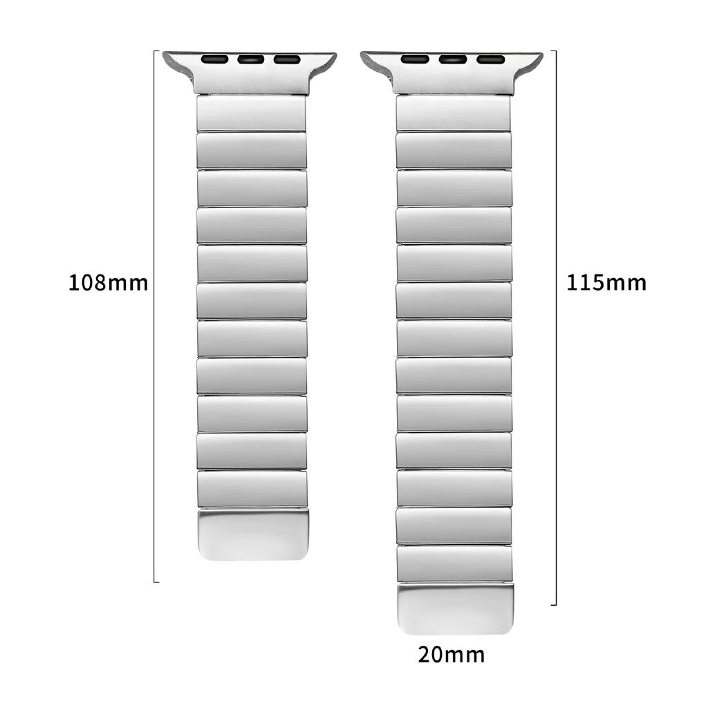 Strap for Apple Watch Series 10 9 8 7 SE 6 5 4 3 2 1 42mm 41mm 40mm 38mm Magnetic Stainless Steel Watch Band