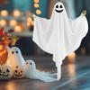 Hanging Ghost Decoration Halloween Outdoor Flying White Cloth Ghost with Bendable Skeleton