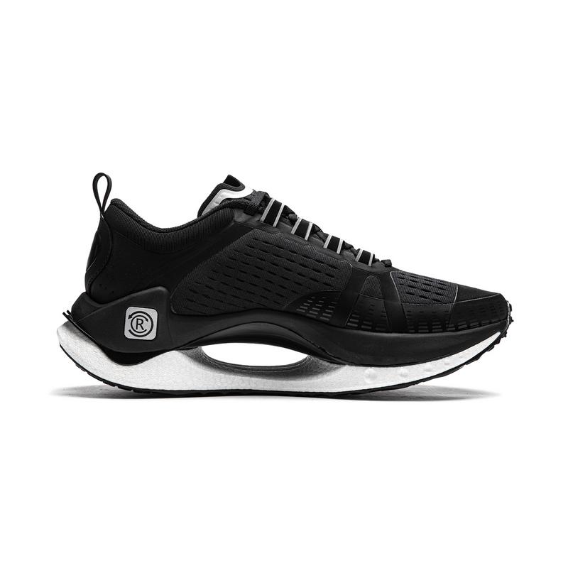 Li Ning Absolute Shadow CRC Reflective Lightweight High Resilience Trendy Sports Casual Shoes Men Casual Shoes Black AZGU053-2