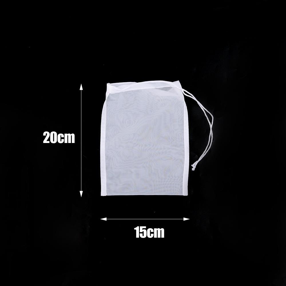 100 Mesh Soy Milk Filter Bag Easy Clean Wine Dreg Filter Durable Strainer