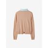 Cc Collect Scarf Layered Knit Pullover C263ksk006