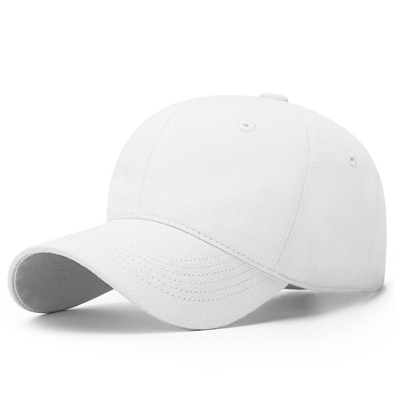 Женская бейсболка однотонная для большой головы, мужская широкополая шляпа от солнца